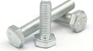 Tornillo de Cabeza Hexagonal de Acero al Carbono y Acero Inoxidable Galvanizado en Zinc, Rosca Completa, ISO/DIN 931 933, Clase 4.8 6.8, 50mm, Precio de Fábrica Yining - Product Image 4