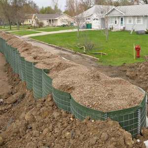 Zincato saldato difensivo barriera contro le inondazioni muro di difesa sacchi di sabbia <span class=keywords><strong>bastione</strong></span> - Product Image 3