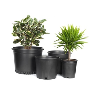 Groothandel Outdoor Gallon Pp Pe Grote Planter Bloempot Plastic Kwekerij Plant Pot Voor Kinderdagverblijven