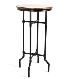 Khung Ống Cao Top Table Pub <span class=keywords><strong>Bar</strong></span> Bảng Thiết Kế Công Nghiệp Vòng Kim Loại Chắc Chắn Cho Phòng Ăn Nhà Hàng <span class=keywords><strong>Bar</strong></span> Nội Thất Hiện Đại 50 - Product Image 3