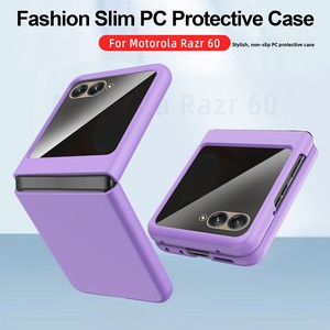 Huanmin Factory's skin-feel spray-coated anti-peep case and <b>screen</b> <b>protector</b> combo for Motorola Razr 60, with an Instagram-inspi - Product Image 1