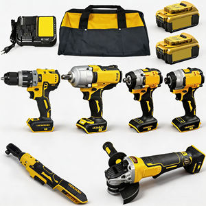 Ensemble d'outils industriels 9-en-1 : clés, forets, outils électriques pour travaux de réparation en extérieur - Product Image 1