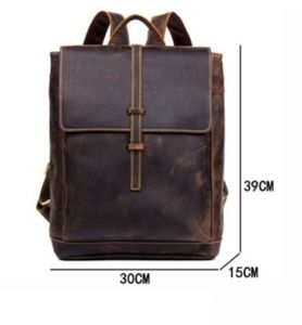 Borsa a tracolla da uomo in pelle Casual borsa a tracolla con Design tracolla da uomo zaino da viaggio per uomo - Product Image 2