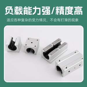 Rail de guidage linéaire SBR12 16 20 en alliage d'aluminium de précision semi-ouvert pour équipement de communication - Product Image 5