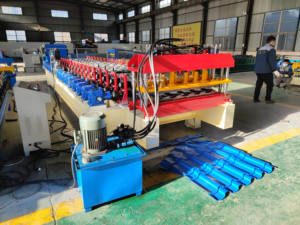 Новая металлическая крыша, глазурованная плитка, стальная стеновая панель, рулонная машина - Product Image 2