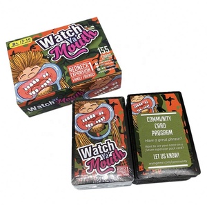 <span class=keywords><strong>Jeu</strong></span> de société personnalisé « Your Mouth » avec sablier et fabricant de jeux de société pour enfants et familles, cartes de <span class=keywords><strong>jeu</strong></span> de société, jeux de cartes - Product Image 4
