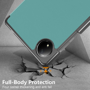 Pour Xiaomi Redmi Pad SE 8.7 pouces couverture arrière étui nouveau support en cuir PU à trois volets couverture rabattable couleur unie <span class=keywords><strong>tablette</strong></span> <span class=keywords><strong>coque</strong></span> <span class=keywords><strong>de</strong></span> <span class=keywords><strong>protection</strong></span> - Product Image 5