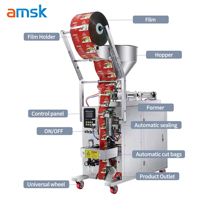 Machine d'emballage alimentaire automatique en plastique, machine de remplissage de beurre de cacahuète, de détergent à lessive liquide