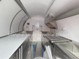 MAICHE-Remolque de comida rápida para perros calientes, carrito de comida, barra de jugos, móvil, naranja, personalizado - Product Image 6