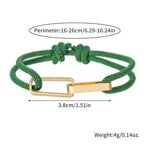 New Rope <b>Bracelet</b> Handmade Woven Adjustable <b>Couple</b> <b>Bracelet</b> Horseshoe Cable Fred <b>Bracelet</b> <b>for</b> Friendship <b>Bracelet</b> - Product Image 2