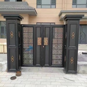 Portail Principal Personnalisable en Alliage d'Aluminium pour <span class=keywords><strong>Jardin</strong></span>, Modélisation 3D, Portillon Durable pour Maisons - Product Image 6