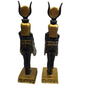 Statue <span class=keywords><strong>de</strong></span> <span class=keywords><strong>la</strong></span> <span class=keywords><strong>déesse</strong></span> égyptienne Isis aux ailes ouvertes, divinité <span class=keywords><strong>de</strong></span> <span class=keywords><strong>la</strong></span> <span class=keywords><strong>maternité</strong></span>, magie, sagesse et nature, sculpture décorative pour <span class=keywords><strong>la</strong></span> maison - Product Image 4