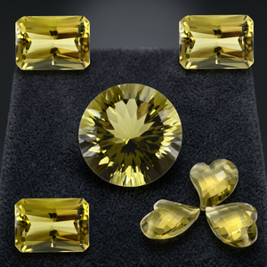 Cuarzo Oliva Natural Corte Cuadrado 5mm-20mm |   Piedra Preciosa Suelta Facetada con Certificación IGI para la Elaboración de Joyas |   Precio de Fábrica al por Mayor - Product Image 4