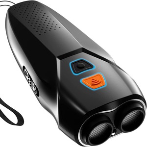 Répulsif à ultrasons pour chiens, double sonde, haute puissance, rechargeable, appareil d'entraînement portatif pour chiens - Product Image 1