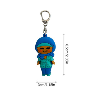 Soft PVC Nurse Gift Ampoule Bottle Opener With Syringe Design Medical <strong>Keychain</strong> Abre Ampolla Enfermera <strong>Keychain</strong> - Product Image 5