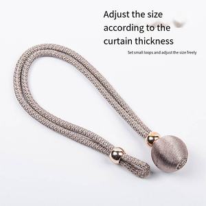Modern Simple Pull-out Egg Ball Bead Strap No Holes No Installation Adjustable <b>Curtain</b> Strap <b>Curtain</b> Strap - Product Image 2
