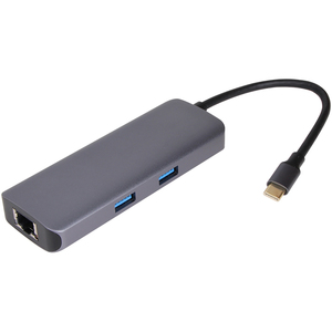 Vcom 5 trong 1 USB <span class=keywords><strong>Docking</strong></span> <span class=keywords><strong>Station</strong></span> 5Gbps USB3.0 Loại C để RJ45 1000Mbps <span class=keywords><strong>Ethernet</strong></span> 100W sạc nhanh cho máy tính xách tay - Product Image 1
