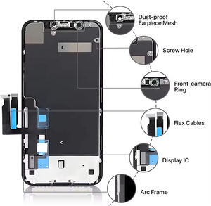 จอ LCD มือถือขายส่งสำหรับ <span class=keywords><strong>iPhone</strong></span> 15 Pro, X, XR, 11, 12, 13, 14, 16, 17 อะไหล่เปลี่ยนหน้าจอโทรศัพท์มือถือ - Product Image 3
