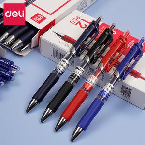 Deli Gel Pen 0.5mm Smooth Writing Office School Supply Plastic Body Blue Red Black <b>Ink</b> - Product Image 1