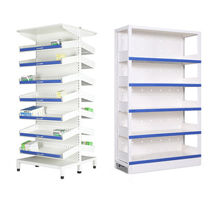 Estantería de Farmacia Médica de Metal, Estilo Abierto, 2000 mm de Alto, 800 mm de Ancho, 460 mm de Profundidad, con Niveles Ajustables, para Hospital - Product Image 2