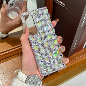 Zfold4 étui luxueux diamant Fold3 adapté à la coque de téléphone Samsung Z Fold5 offrant une couverture de boîtier d'expérience de pliage haut de gamme - Product Image 5