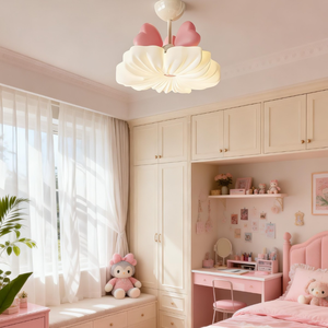 Lámpara de <span class=keywords><strong>Techo</strong></span> Moderna de Hierro con Diseño de Flor, Luz LED de Espectro Completo para Protección Ocular, Ideal para Dormitorio Infantil o Habitación de <span class=keywords><strong>Niñas</strong></span> - Product Image 2