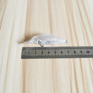 Top Right Z-7389 68Mm 5.7G Nổi Minnow Thu Hút Không Sơn Thu Hút Cho Cá Nước Ngọt Mồi Trong Suốt Cơ Thể Cứng Nhựa Mồi - Product Image 5