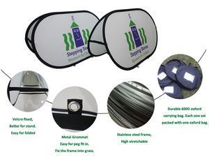 Pancarta Publicitaria Emergente de 200x100cm, Letreros Personalizados para Carreteras, Pancarta Impresa Digital para Eventos, Interior y Exterior - Product Image 2