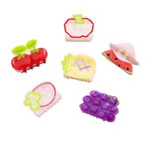 Fermagli per capelli serie Tn Fruit da 5,5 cm con design a cartoni animati per bambini e donne - Product Image 1