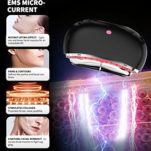 Masseur Gua Sha 2-en-1 tendance en alliage de zinc, outil de massage facial personnalisé avec logo, appareil de beauté, soin de la peau, masseur liftant pour le visage - Product Image 3