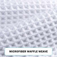 Serviette de sport en microfibre EMD Factory, vente en gros, tissage gaufré, absorbante, séchage rapide, sans odeur, anti-transpiration, douce, sans peluches, pour la gym