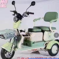 Tricycles électriques sans balais à 3 vitesses et 3 roues pour adultes, moteur moyeu arrière 48V 500W, batterie 20Ah, cadre en acier au carbone ouvert, vitesse maximale