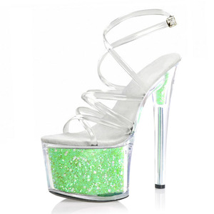 Di nuovo modo sottile <span class=keywords><strong>tacco</strong></span> 17 centimetri antiscivolo resistente all'usura pole dance tacchi alti del Club elegante Sexy Sandali Degli Alti Talloni - Product Image 6