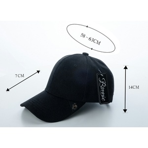 Gorra de béisbol de pana Bounce, ajustable de 58-63 cm, unisex, informal, con logotipo bordado para adultos - Product Image 1