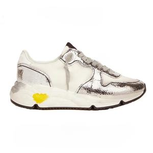 Zapatos de marca de diseñador para hombre y mujer, zapatos de tacón plano de suela gruesa con cordones de lentejuelas de gamuza de cuero clásico, zapatos con aumento de altura - Product Image 6