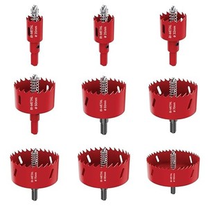 Broca de perforación de agujeros redondos M42 bimetálica para carpintería, pladur, PVC, plástico, chapa y downlights - Product Image 2