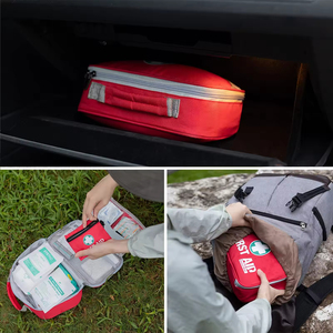 Botiquín de Primeros Auxilios de Emergencia para el Lugar de Trabajo, Dispositivos Médicos de Ayuda, Ligero, Compacto, Material EVA, para Viajes, Vehículos y Actividades al Aire Libre - Product Image 5