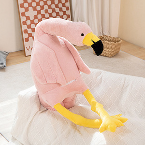 Peluche de Flamingo Gigante Personalizable, de Alta Calidad y Bajo Precio, Almohada de Peluche Súper Suave de Algodón PP, Regalo de Cumpleaños - Product Image 3