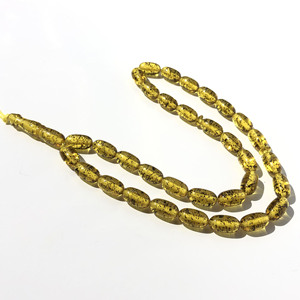 Collar de 33 cuentas de ámbar, joyería Tasbih <span class=keywords><strong>con</strong></span> <span class=keywords><strong>insectos</strong></span> dentro de ámbar, Rosario musulmán - Product Image 2