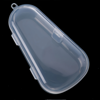 Boîte de rangement en plastique transparente, boîte en PP, vente en gros de contenants en PP, boîte de rangement rectangulaire miniature de haute qualité, vente en gros en vrac