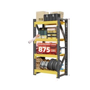 Étagère de stockage en acier à 5 niveaux, robuste, sans boulons, avec protection contre la corrosion - Product Image 4