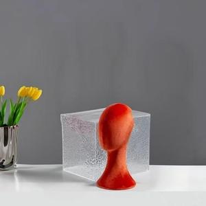 Poitrine <span class=keywords><strong>Film</strong></span> Tête Moule Présentoir Props Chapeau Coiffe Perruque Accessoires Affichage Props Peut Être Épinglé et Mousse Tête Moule - Product Image 4