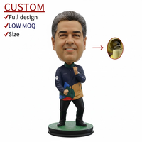 Statuette Bobblehead Personnalisée en Résine Fait Main, Figurine Politique, Sculpture, Décoration de Tableau de Bord Personnalisée, DIY