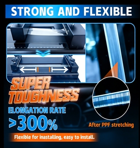 Película Protectora de Pintura para Automóviles Ultra Gloss8.5Mil, TPU PPF Autoregenerable, Transparente, Mate, Brillante, Antiarañazos - Product Image 4