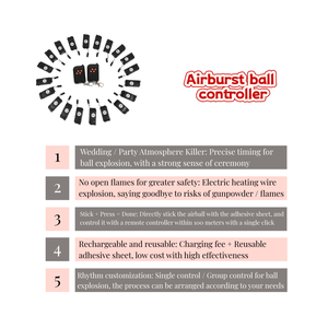 Contrôleur de détonateur de ballons à glace carbonique pour mariage et fêtes, 2 télécommandes, 20 groupes : Sûr et sans flamme pour les grandes célébrations - Product Image 6