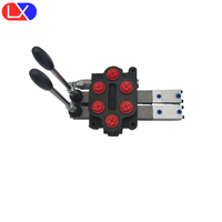 Vanne hydraulique pneumatique double Lixin ZT20, 70L/min, haute précision, conçue pour les chariots élévateurs compacts