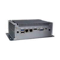 Mini PC Industrial sin Ventilador, Computadora Integrada Intel Core I5 I7 7200U, Entrada de CC de 9-36V, Gateway IoT de Borde con IA para Visión Artificial