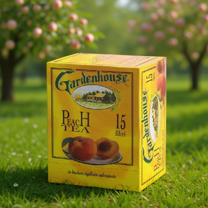 GARDENHOUSE the PESCA 15FX12 Caja de Infusores de Té con Sabor a Melocotón Premium con 15 Litros de Prontofoods Spa Hecho en Italia - Product Image 3