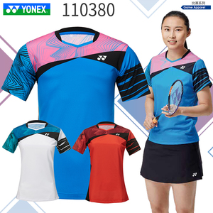 YY Y O N E X Pakaian Olahraga Seragam Tim Kaos Kerah Bulat 110380/210380 Kaos Badminton Cepat Kering - Product Image 4