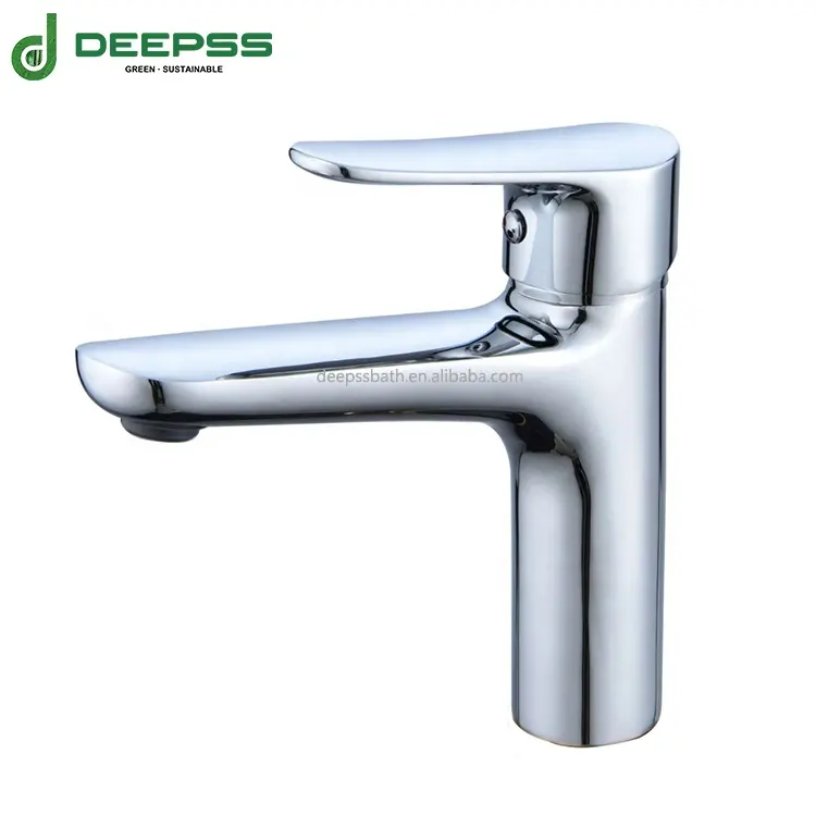 DEEPSS electronic gun metal finish chrome brass in stock manufacture water taps and faucet for bathroom design